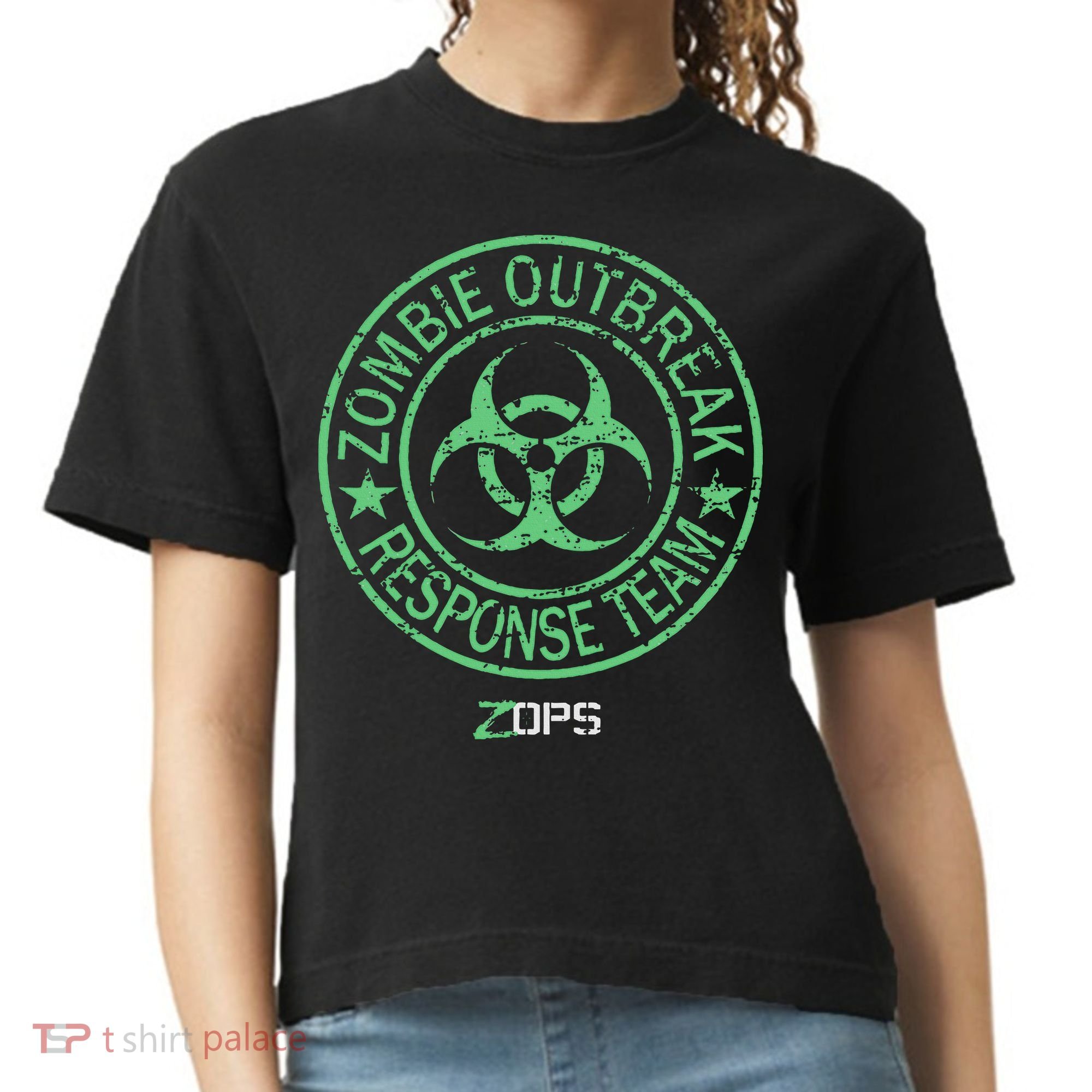 Z Ops Zombie Outbreak Response Team Comfort Colors Boxy T-Shirt