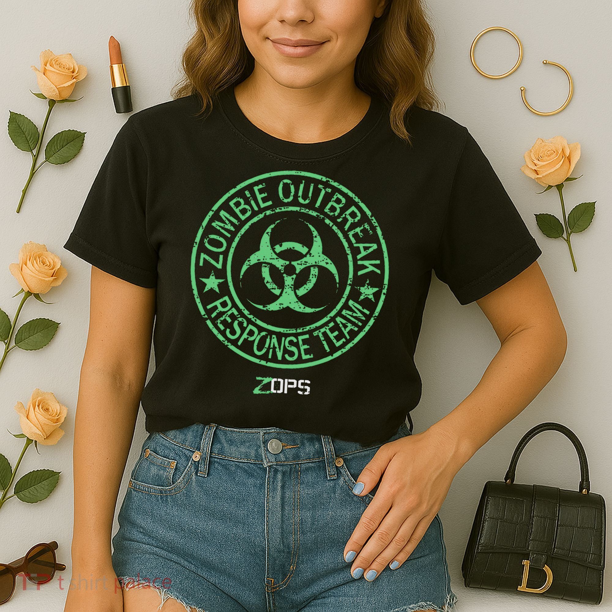 Z Ops Zombie Outbreak Response Team Comfort Colors Boxy T-Shirt