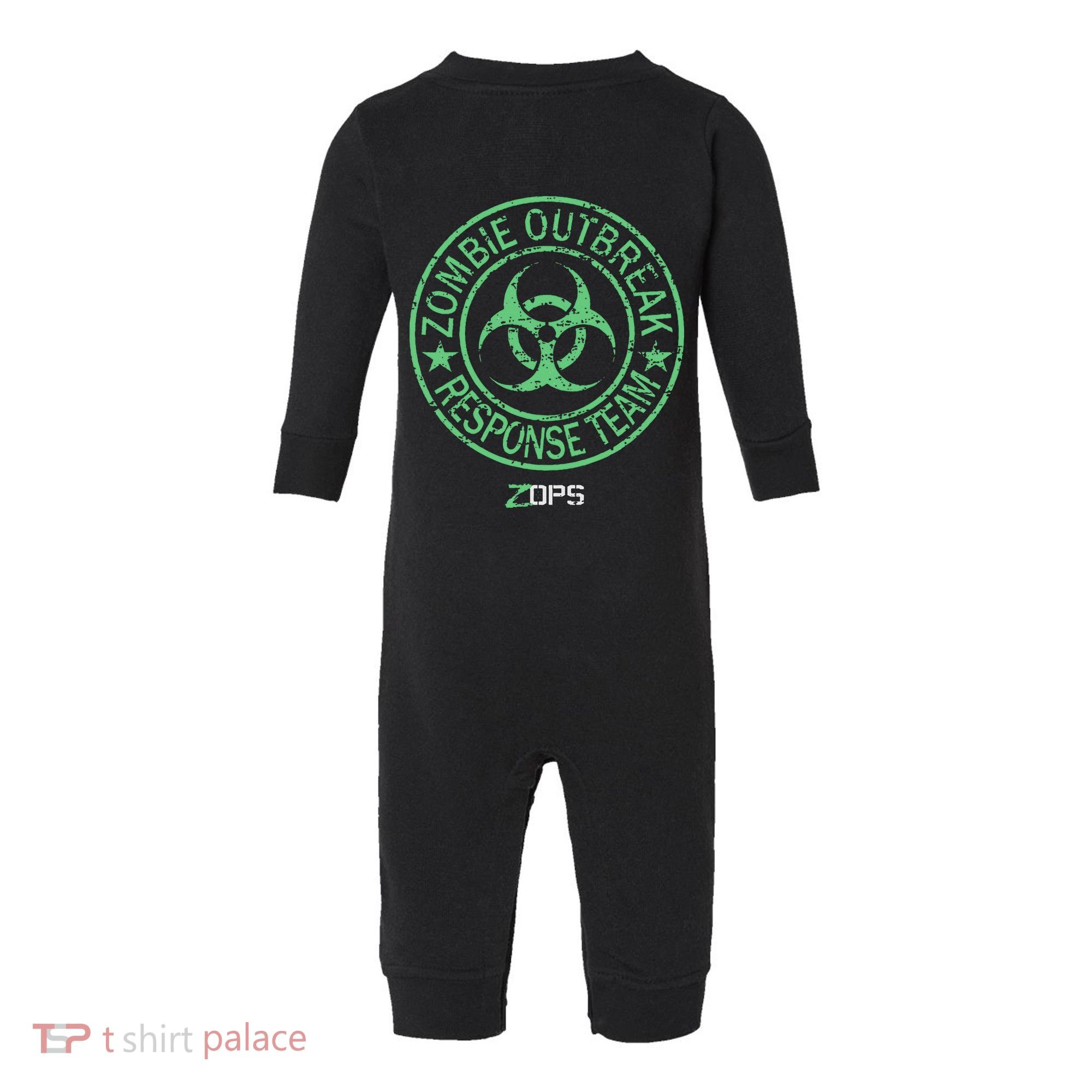 Z Ops Zombie Outbreak Response Team Infant Fleece One Piece