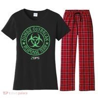 Z Ops Zombie Outbreak Response Team Women's Flannel Pajama Set thumb 0