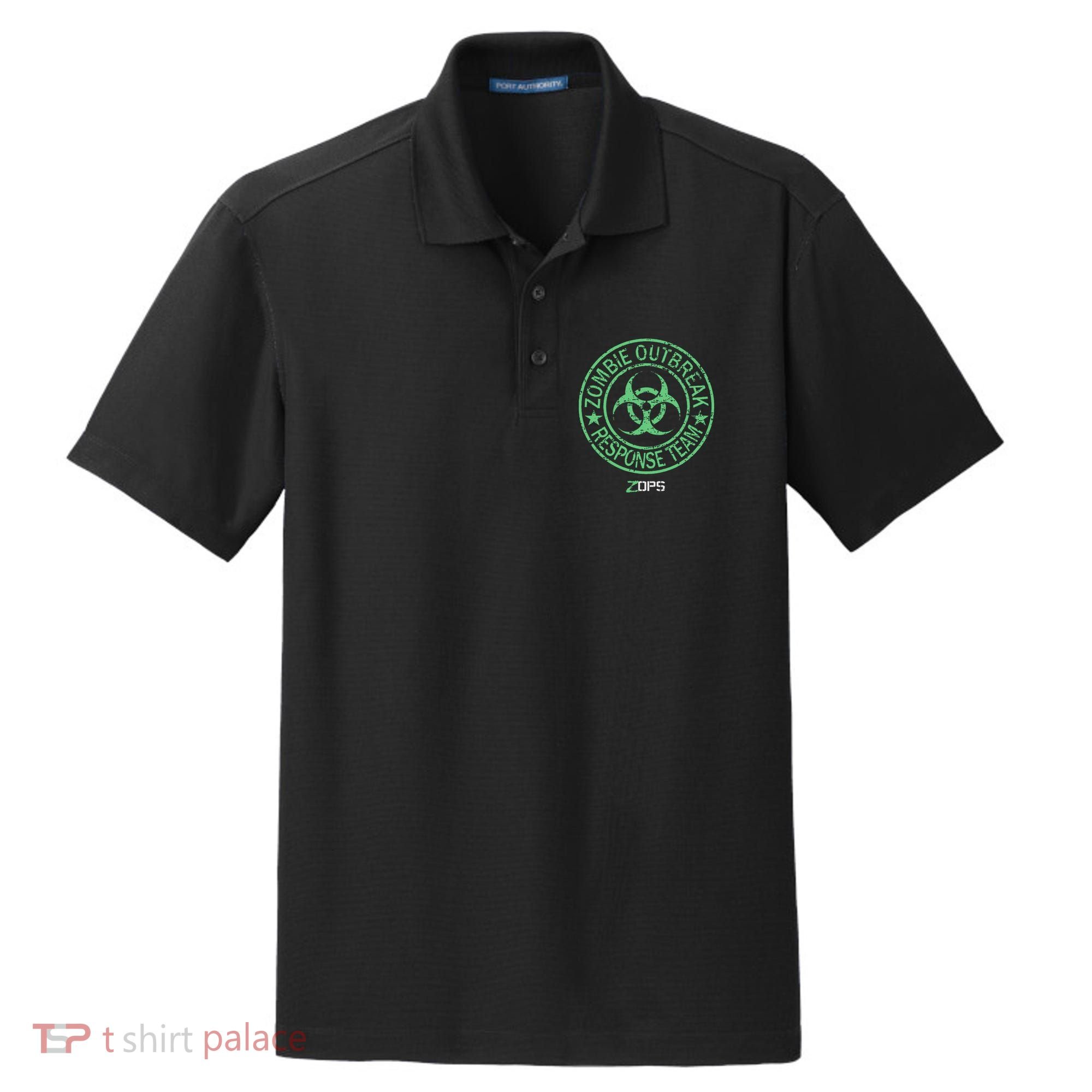 Z Ops Zombie Outbreak Response Team Dry Zone Grid Polo