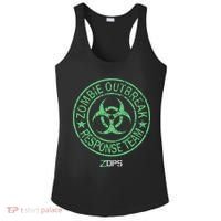 Z Ops Zombie Outbreak Response Team Ladies PosiCharge Competitor Racerback Tank thumb 0
