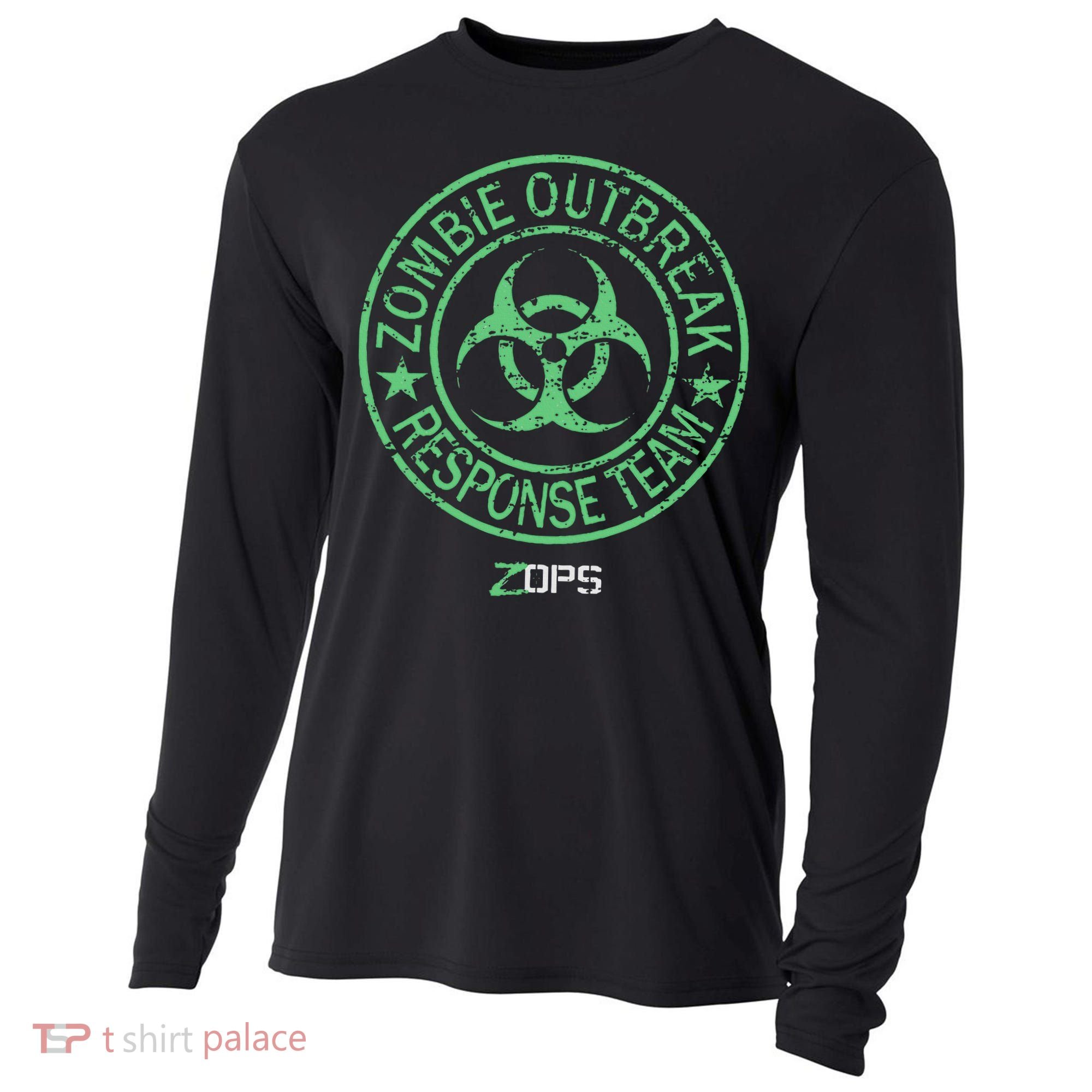 Z Ops Zombie Outbreak Response Team Cooling Performance Long Sleeve Crew
