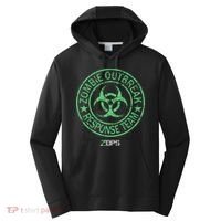 Z Ops Zombie Outbreak Response Team Performance Fleece Hoodie thumb 0