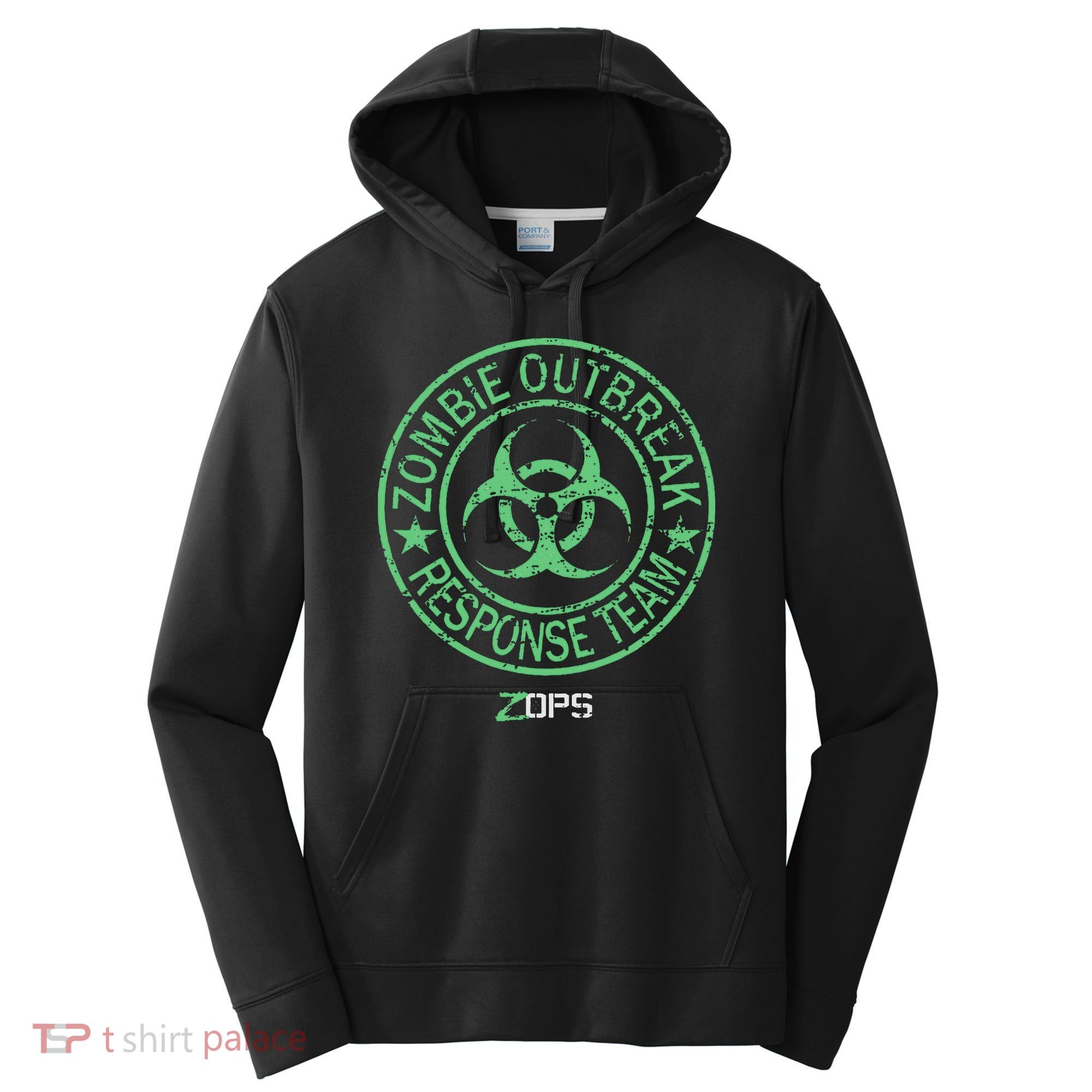 Z Ops Zombie Outbreak Response Team Performance Fleece Hoodie