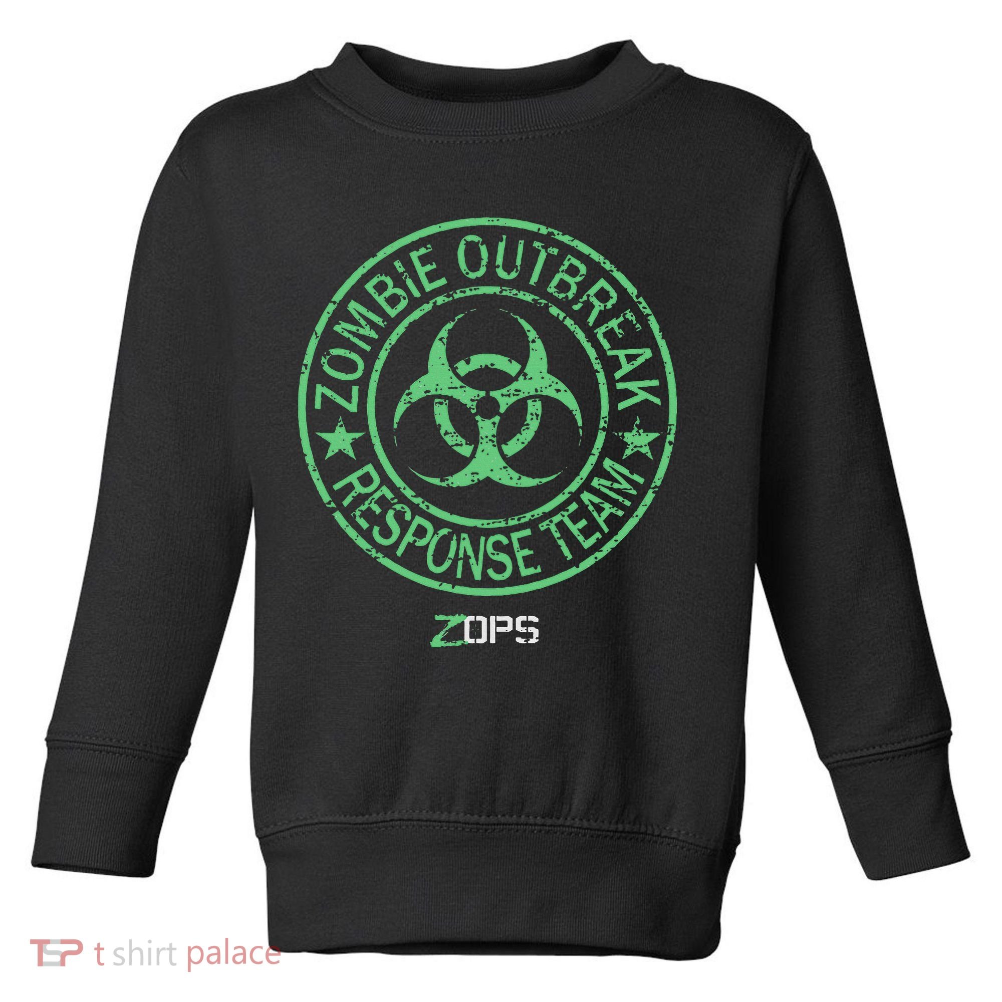 Z Ops Zombie Outbreak Response Team Toddler Sweatshirt
