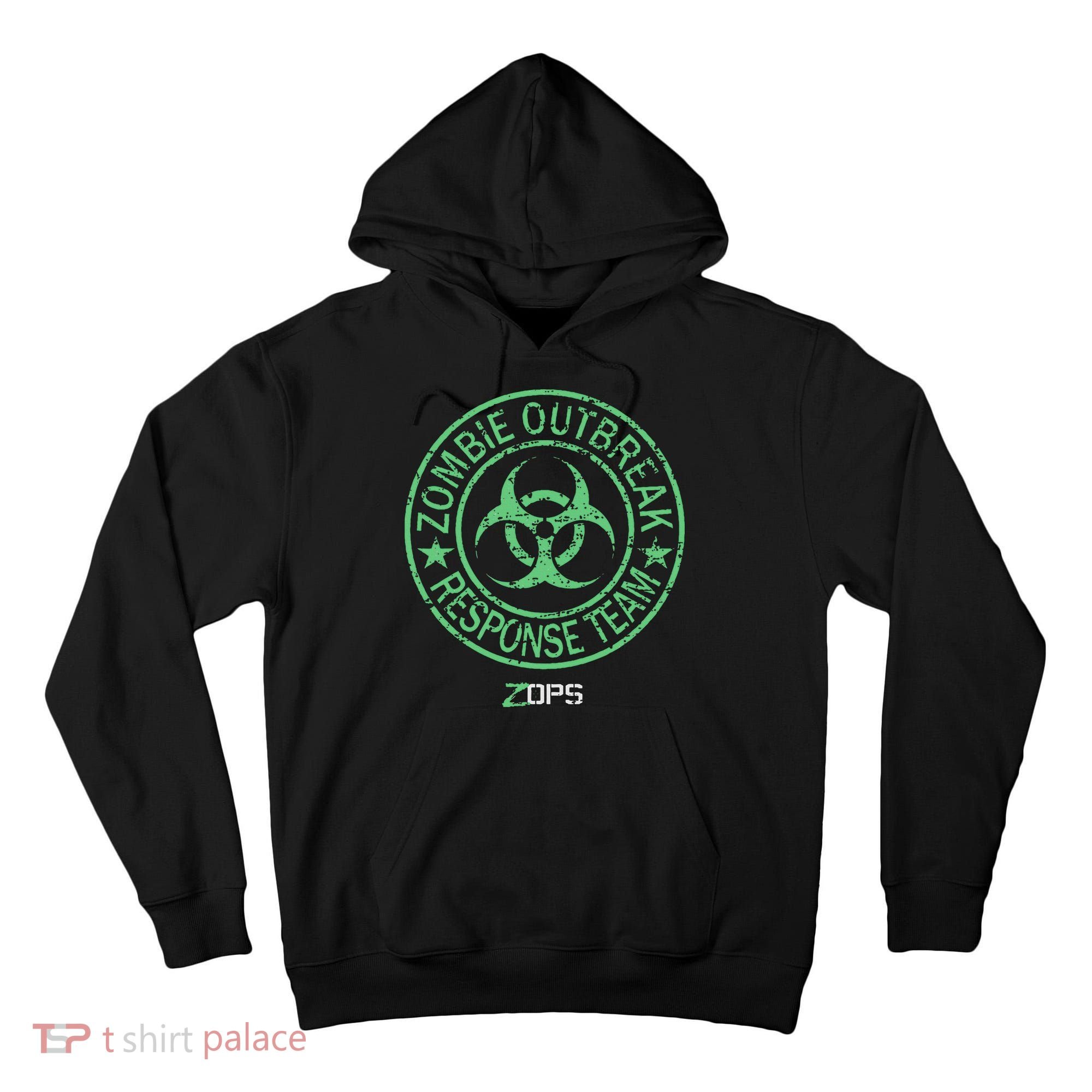 Z Ops Zombie Outbreak Response Team Tall Hoodie