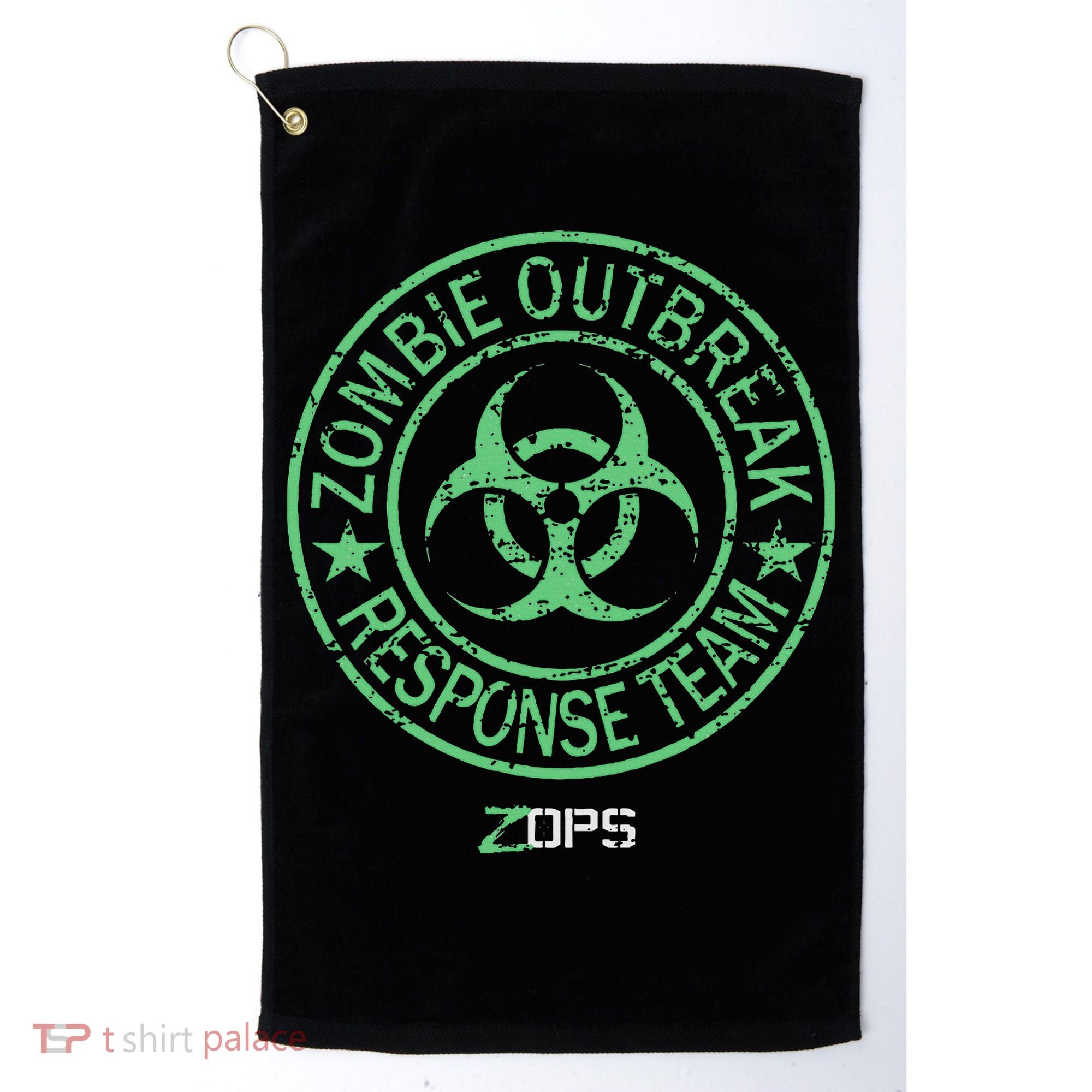 Z Ops Zombie Outbreak Response Team Golf Towel