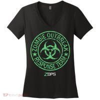 Z Ops Zombie Outbreak Response Team Women's V-Neck T-Shirt thumb 0