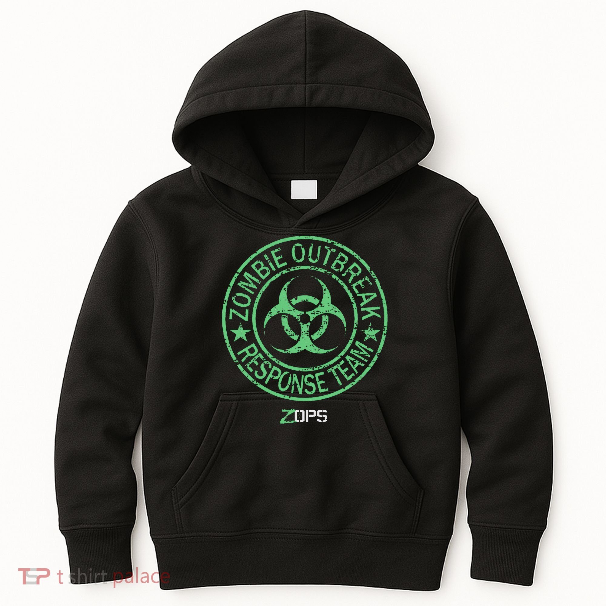 Z Ops Zombie Outbreak Response Team Kids Hoodie
