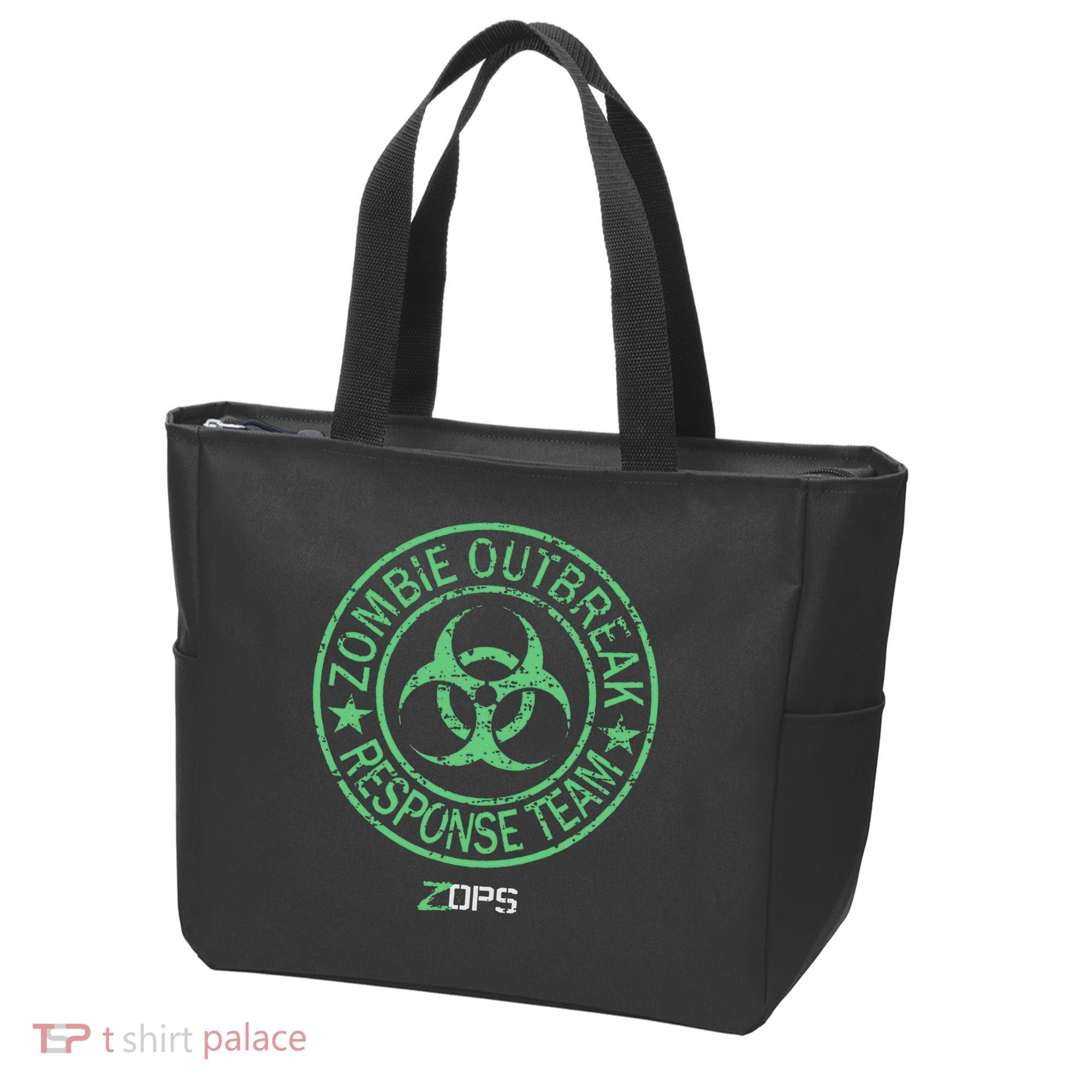 Z Ops Zombie Outbreak Response Team Tote Bag