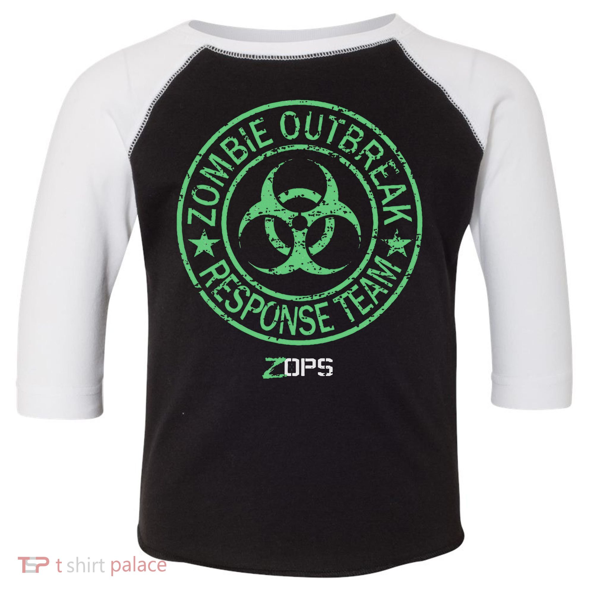Z Ops Zombie Outbreak Response Team Toddler Fine Jersey T-Shirt