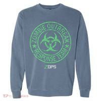 Z Ops Zombie Outbreak Response Team Garment-Dyed Sweatshirt thumb 0