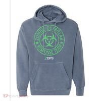 Z Ops Zombie Outbreak Response Team Comfort Colors Garment-Dyed Hooded Sweatshirt thumb 0