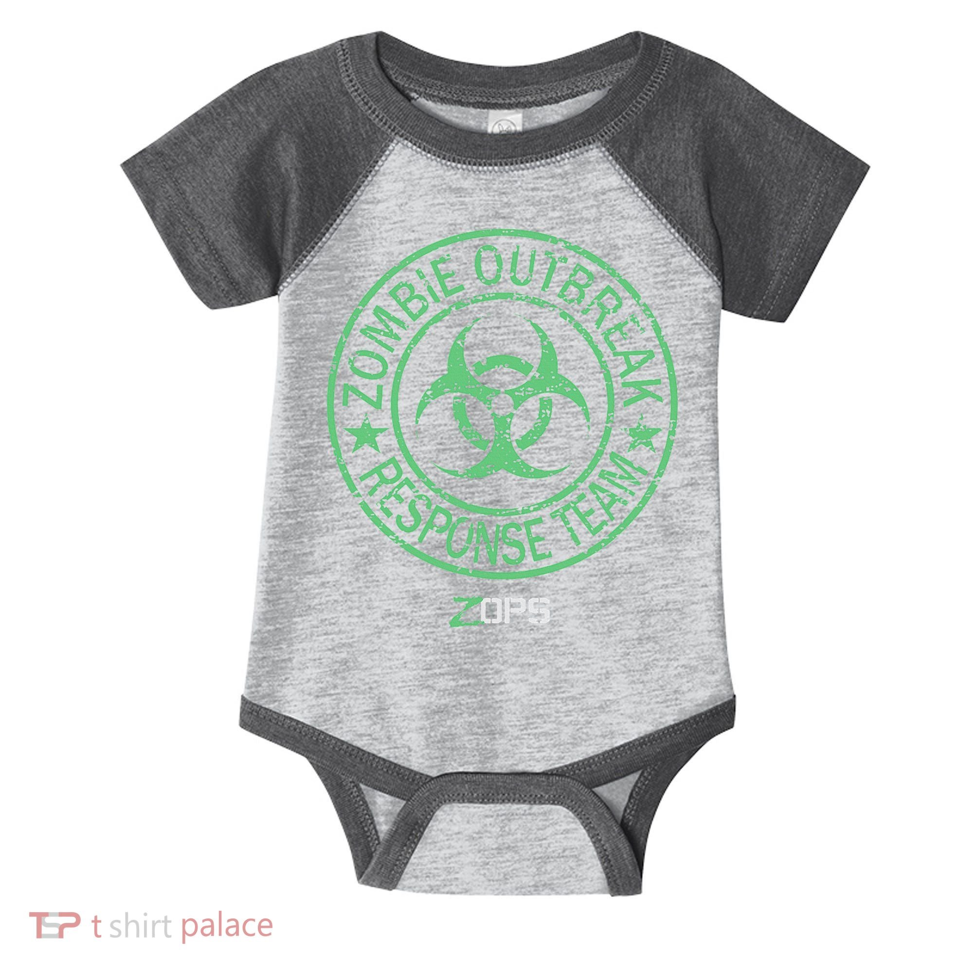 Z Ops Zombie Outbreak Response Team Infant Baby Jersey Bodysuit