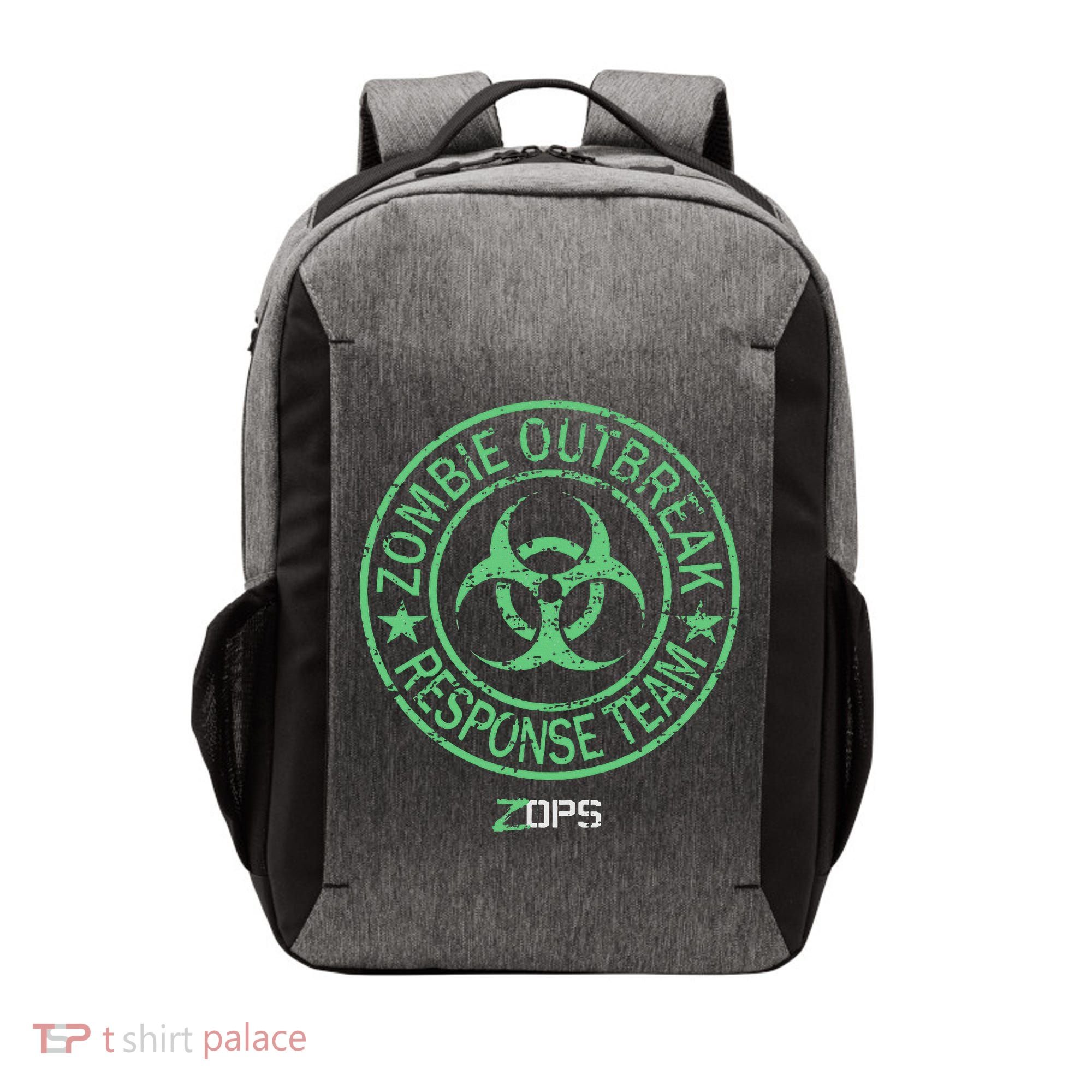 Z Ops Zombie Outbreak Response Team Vector Backpack