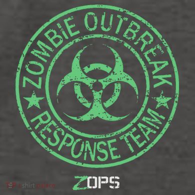 Z Ops Zombie Outbreak Response Team Vector Backpack