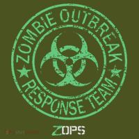 Z Ops Zombie Outbreak Response Team The Baniff Cuffed Pom Beanie thumb 2