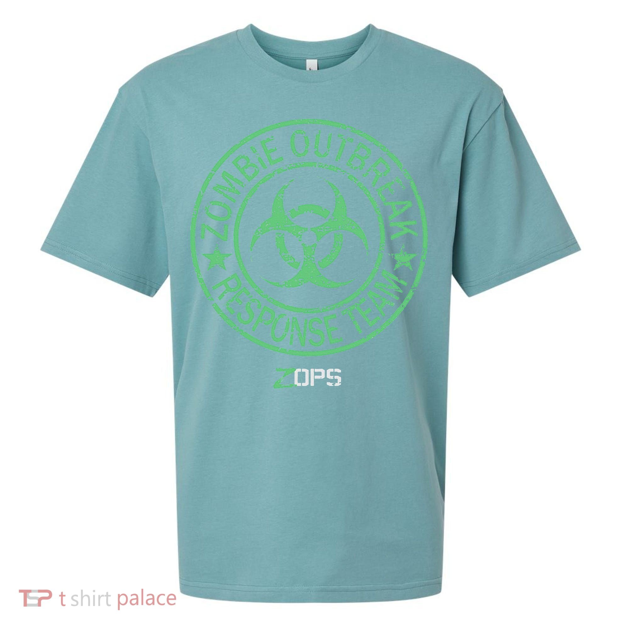 Z Ops Zombie Outbreak Response Team Sueded Cloud Jersey T-Shirt