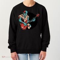 Zombie Playing Bass Women's Sweatshirt thumb 0