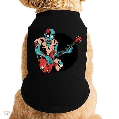 Zombie Playing Bass Doggie Tank
