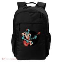Zombie Playing Bass Backpack thumb 0