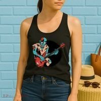 Zombie Playing Bass Women's Tank Top thumb 2