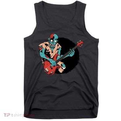 Zombie Playing Bass Tank Top