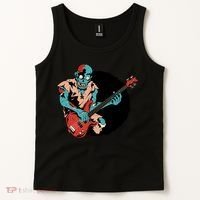 Zombie Playing Bass Tank Top thumb 2