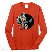 Zombie Playing Bass Long Sleeve Shirt thumb 0