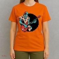 Zombie Playing Bass T-Shirt thumb 4