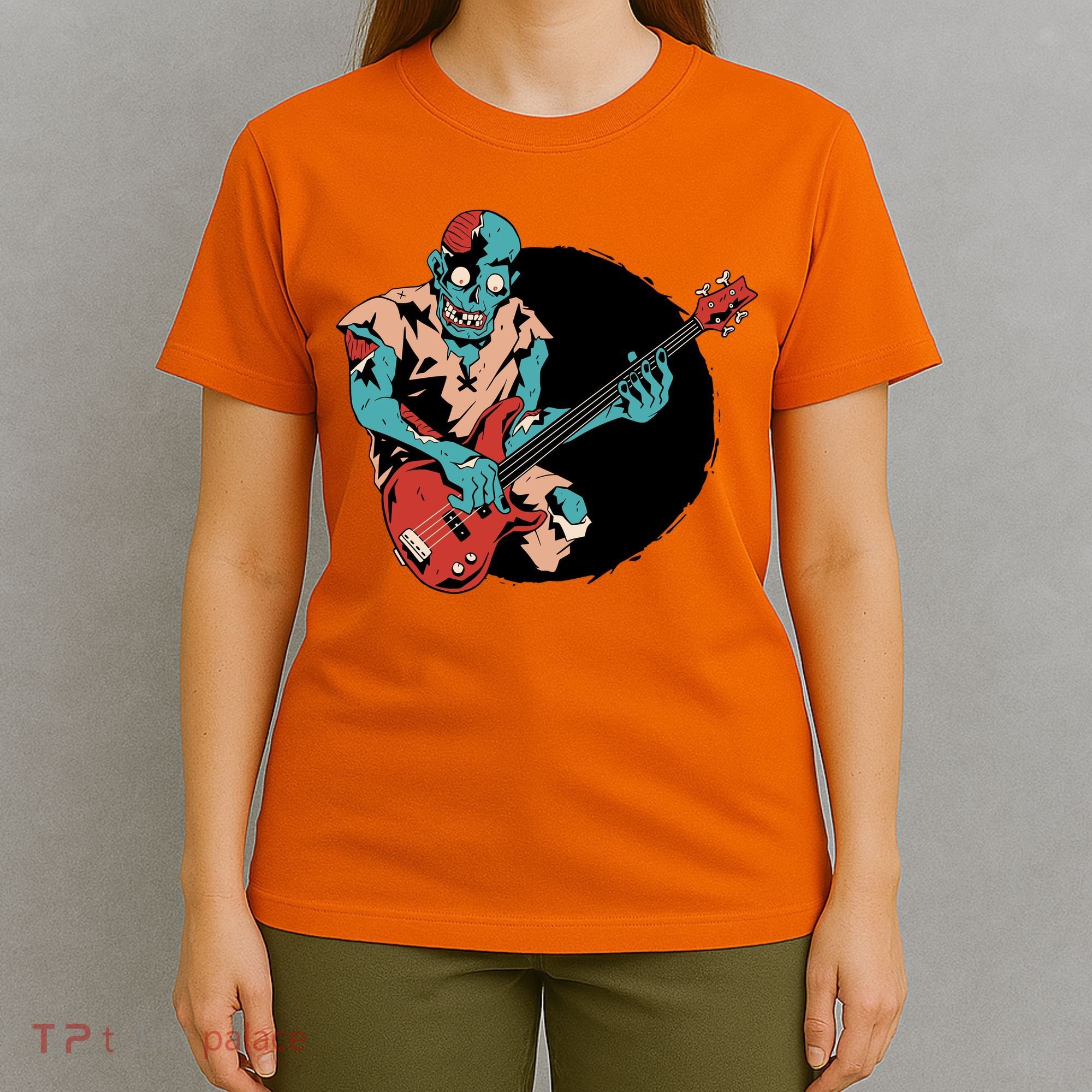 Zombie Playing Bass T-Shirt