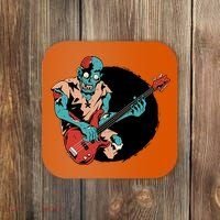 Zombie Playing Bass Coaster thumb 0