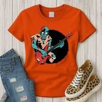 Zombie Playing Bass Women's T-Shirt thumb 3