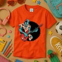 Zombie Playing Bass Kids T-Shirt thumb 3