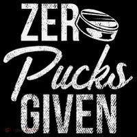 Zero Pucks Given Funny Fan Puck Hockey Player Coaster thumb 2