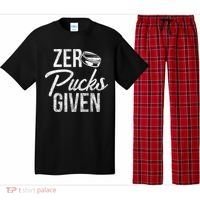 Zero Pucks Given Funny Fan Puck Hockey Player Pajama Set thumb 0