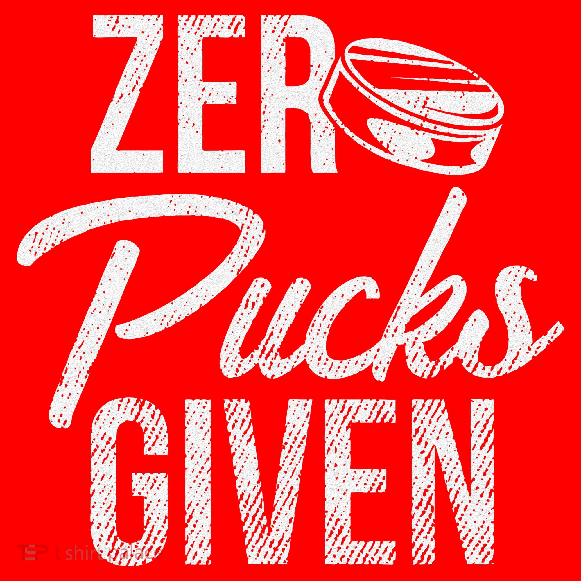 Zero Pucks Given Funny Fan Puck Hockey Player Santa Hat