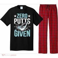 Zero Putts Given Funny Golfing Golf Pajama Set thumb 0
