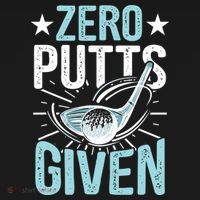 Zero Putts Given Funny Golfing Golf Polo thumb 3