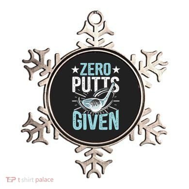 Zero Putts Given Funny Golfing Golf Ornament