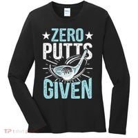 Zero Putts Given Funny Golfing Golf Women's Long Sleeve Shirt thumb 0