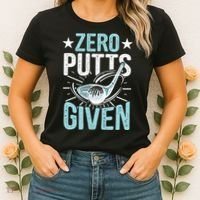 Zero Putts Given Funny Golfing Golf Women's T-Shirt thumb 2