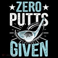 Zero Putts Given Funny Golfing Golf Kids Sweatshirt thumb 2