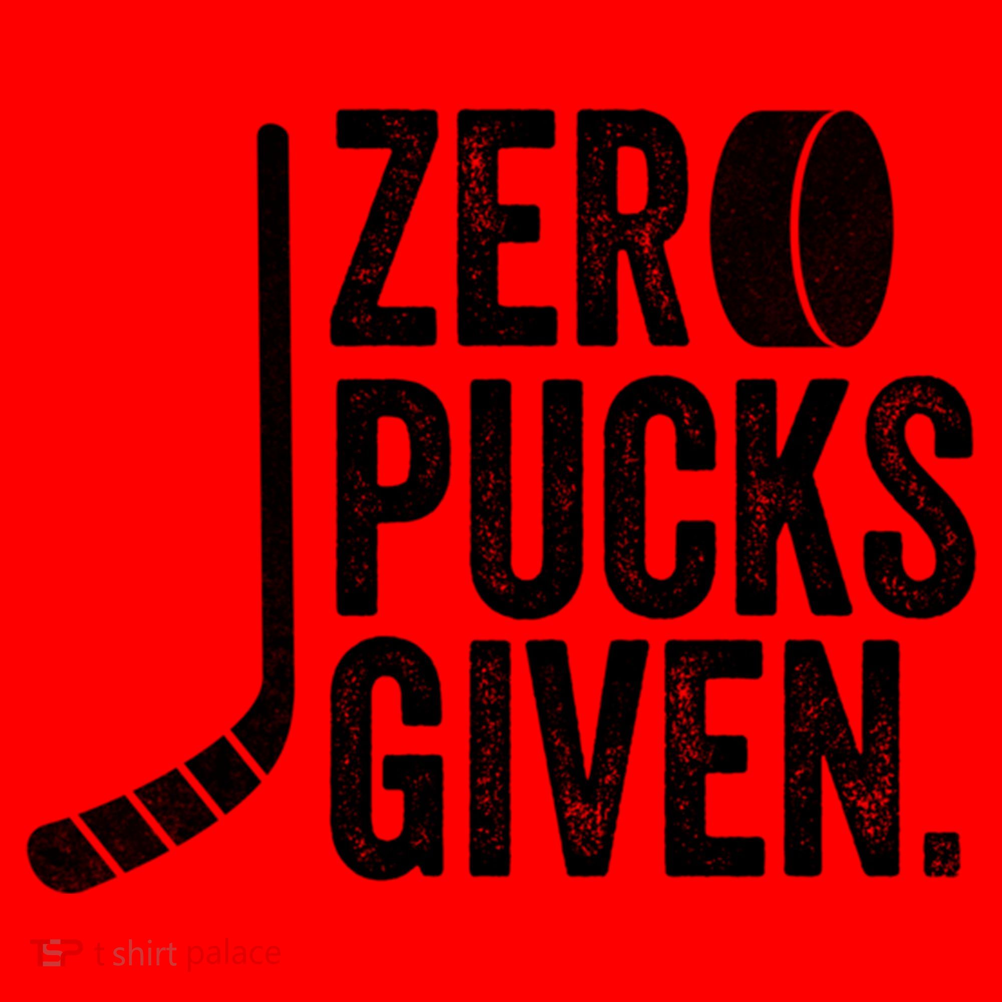 Zero Pucks Given Funny Distressed Hockey Cool Gift Santa Hat