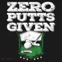 Zero Putts Given Funny Golf Meaningful Gift Doggie Tank thumb 4