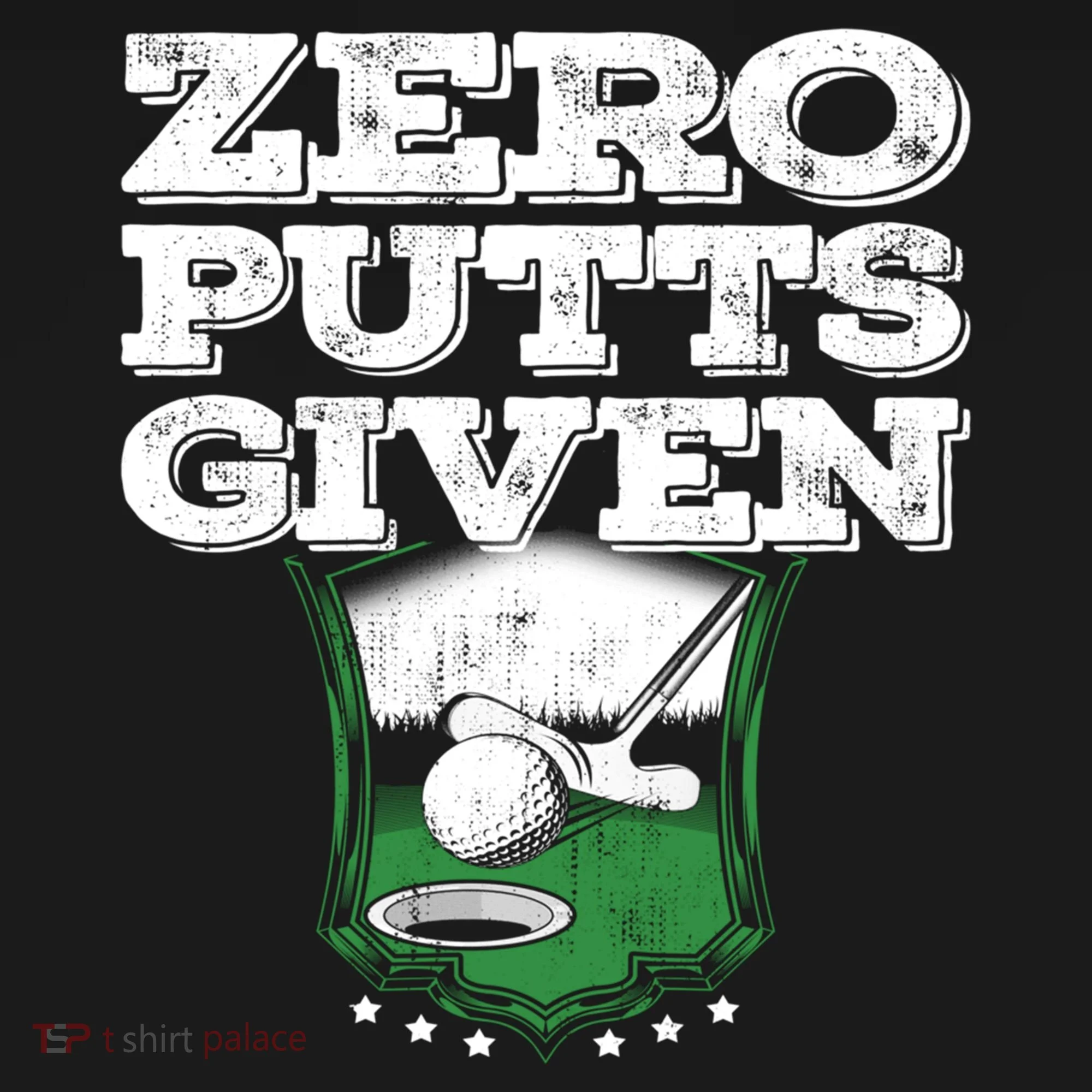 Zero Putts Given Funny Golf Meaningful Gift Doggie Tank