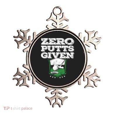 Zero Putts Given Funny Golf Meaningful Gift Ornament