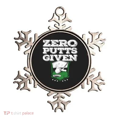 Zero Putts Given Funny Golf Meaningful Gift Ornament