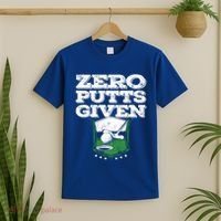 Zero Putts Given Funny Golf Meaningful Gift T-Shirt thumb 2